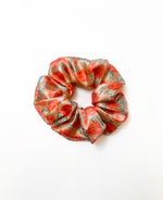 Floral Satin Giant Hair Scrunchie