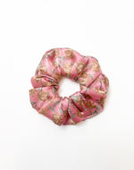 Floral Satin Giant Hair Scrunchie