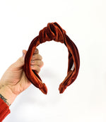 GIANT Top Knot Velvet Headband