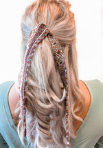 Hair Ribbon / Neck Scarf -  Bohemian Bella Print